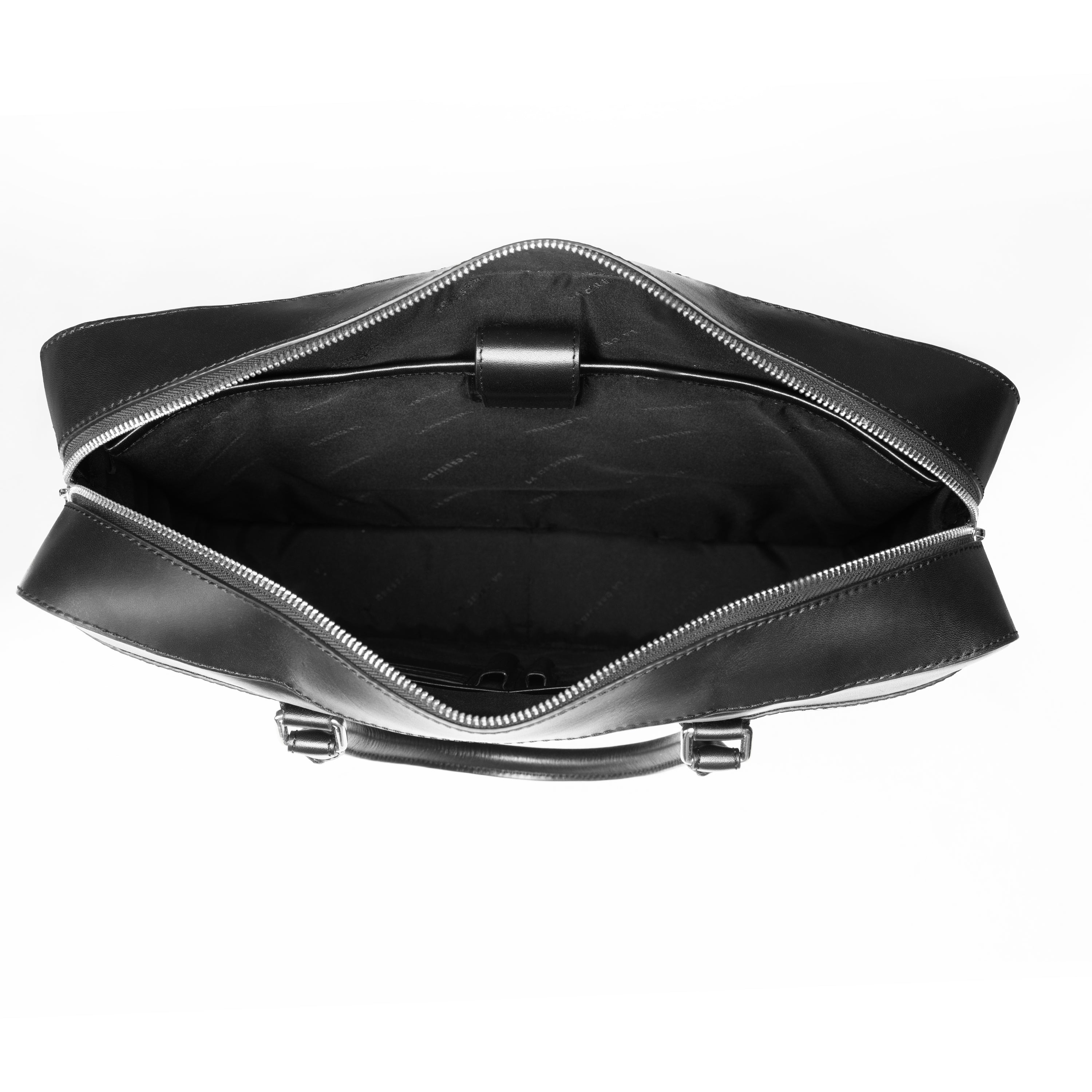 La Cressida Black Croco Men Laptop Bag