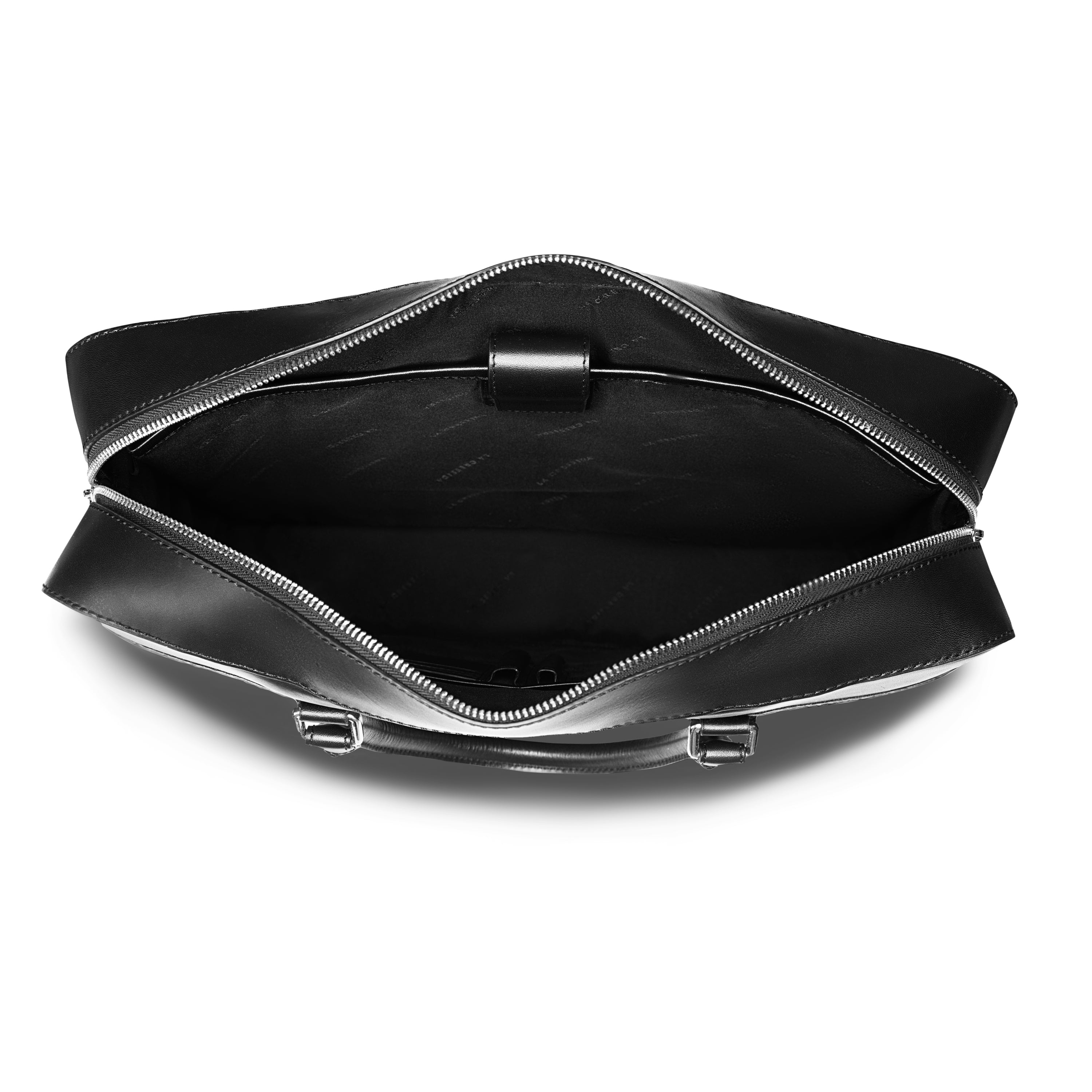 La Cressida Black Croco Men Laptop Bag