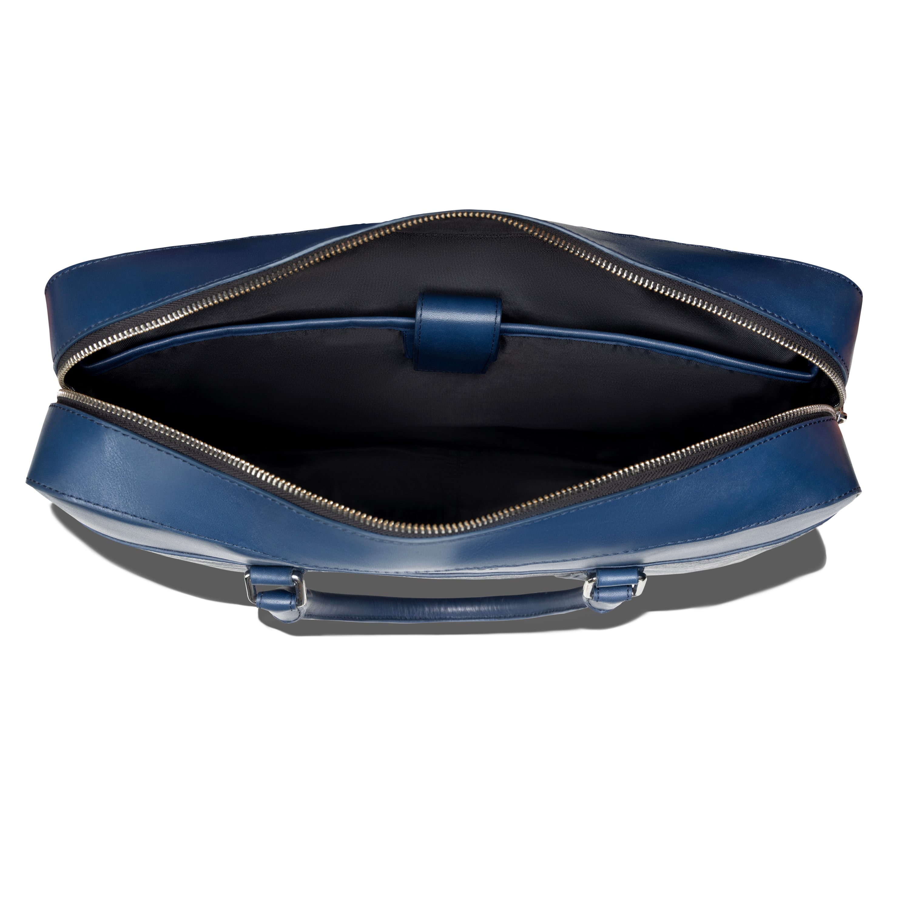 La Cressida Blue Saffiano Men Laptop Bag