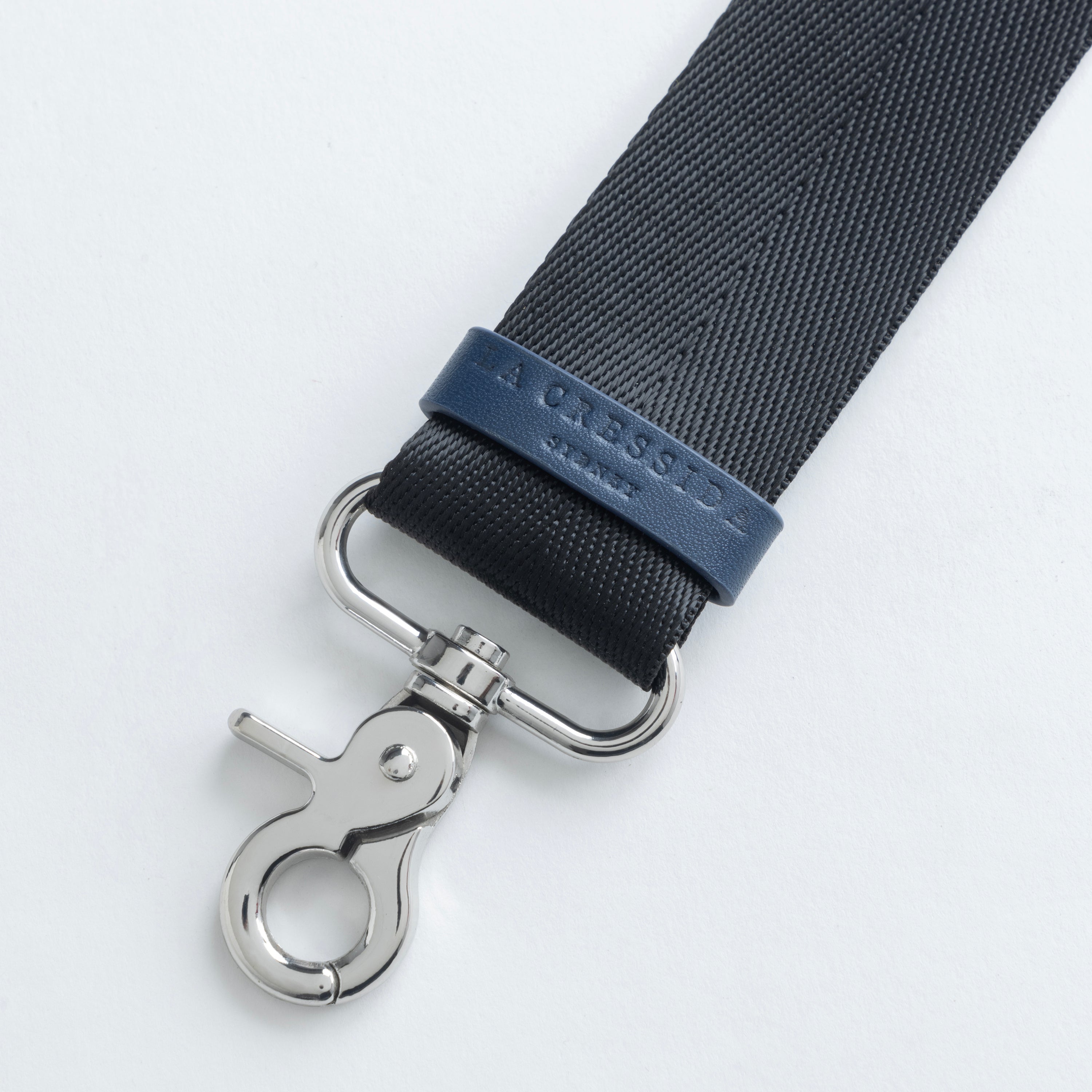 La Cressida Blue Saffiano Men Laptop Bag