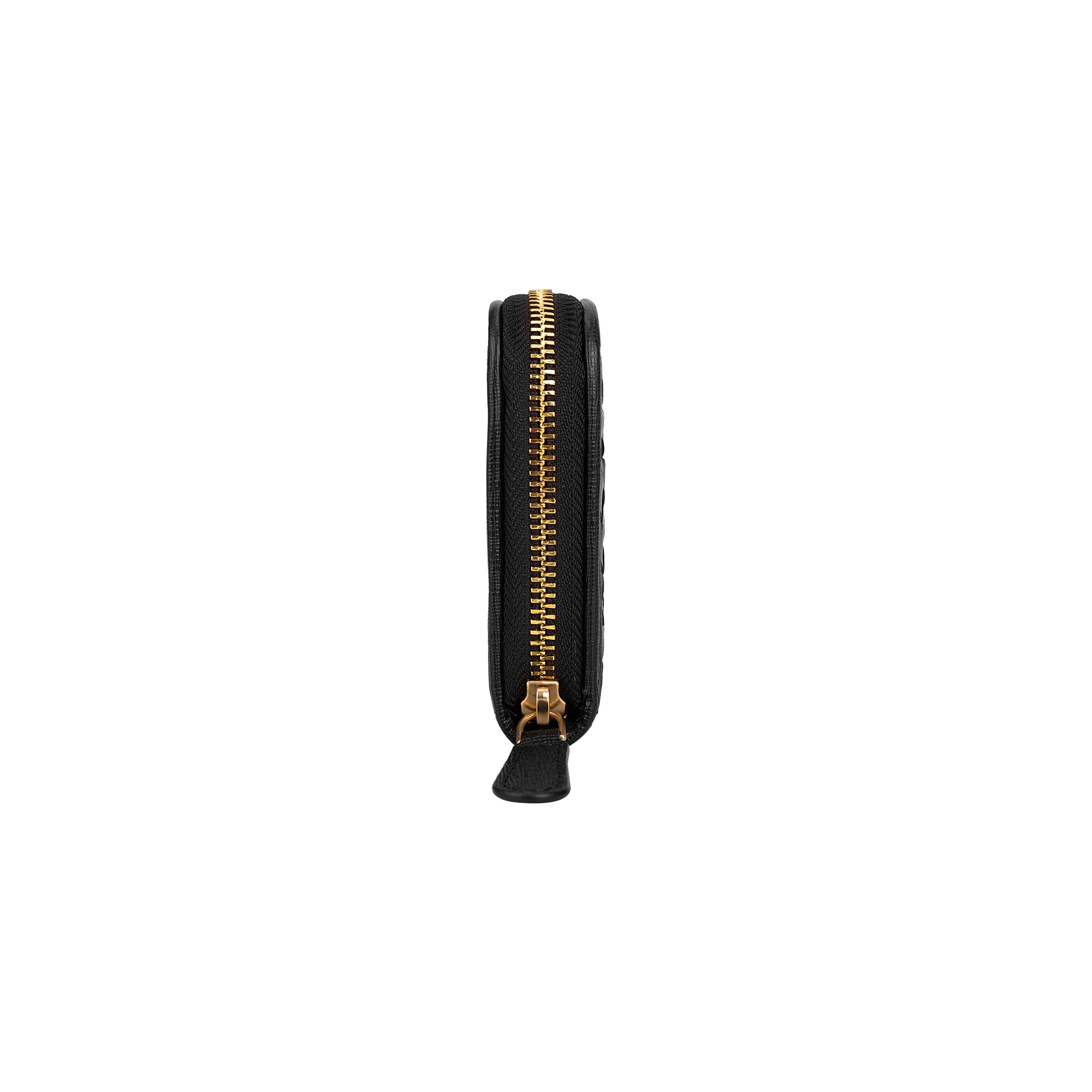 La Cressida Black Women Genuine Leather Weaved Clutch