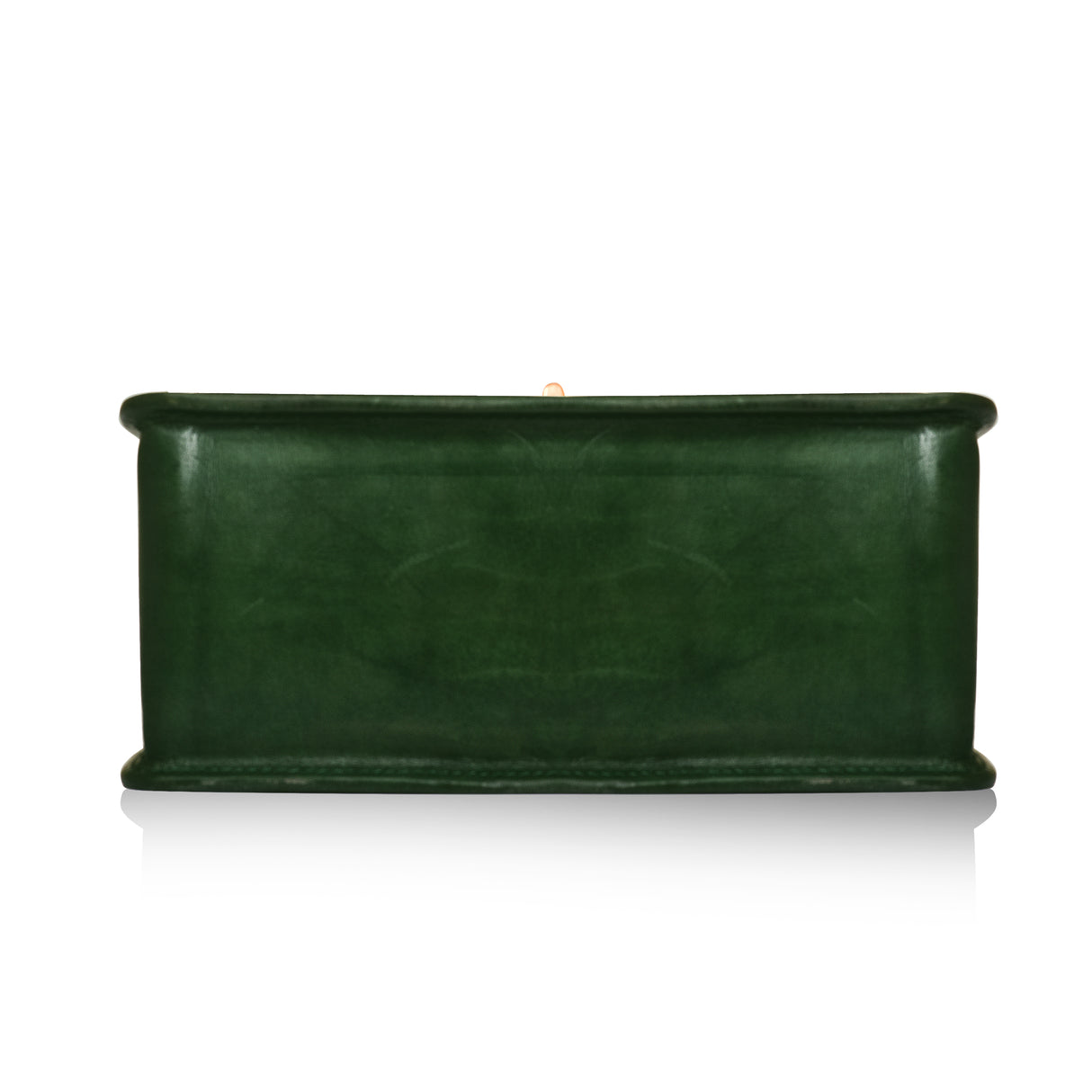 La Cressida Emerald Green Croc-Embossed Mini Bag