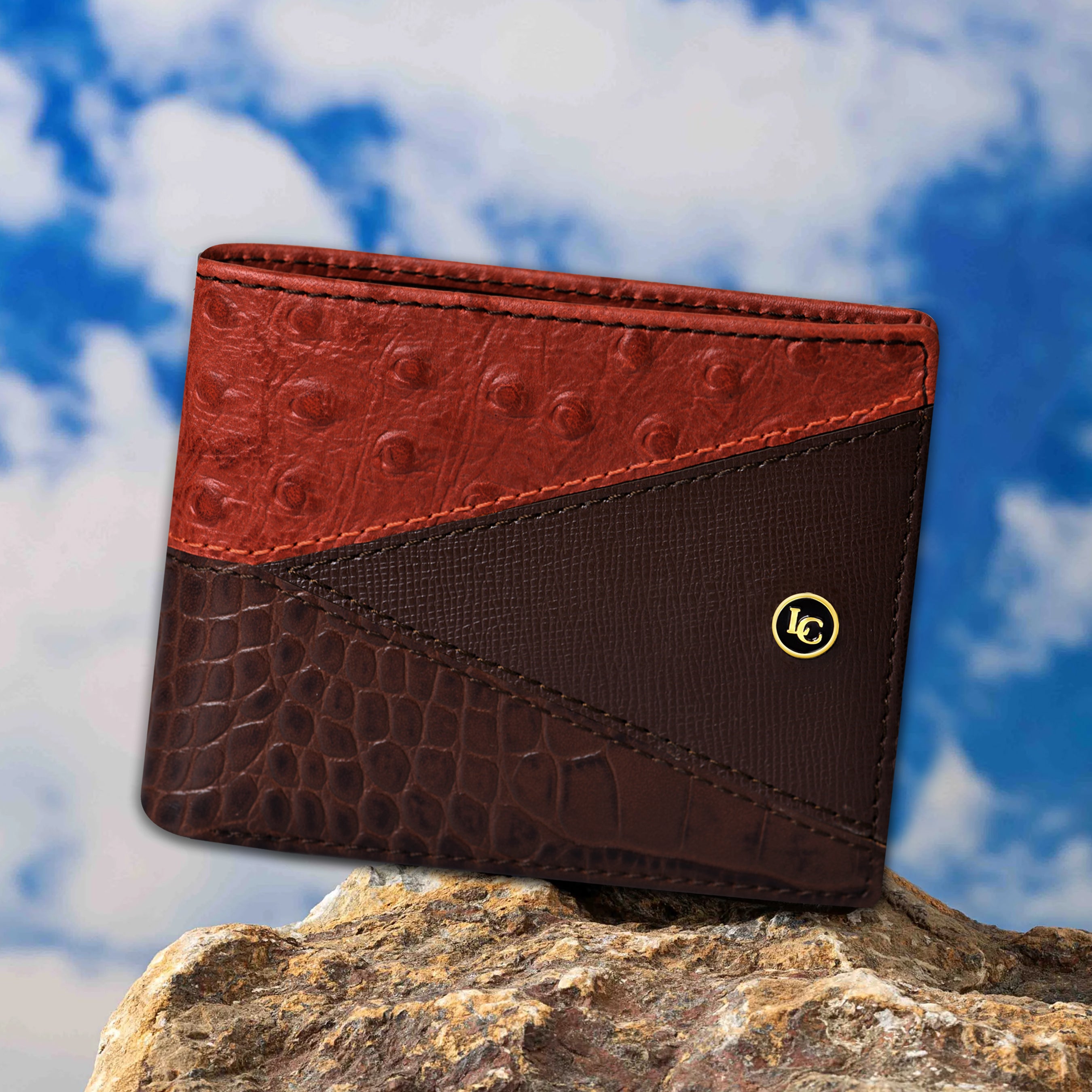 La Cressida Men's Classic Brown Leather Wallet