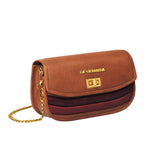 La Cressida Two-Tone Leather Crossbody Bag