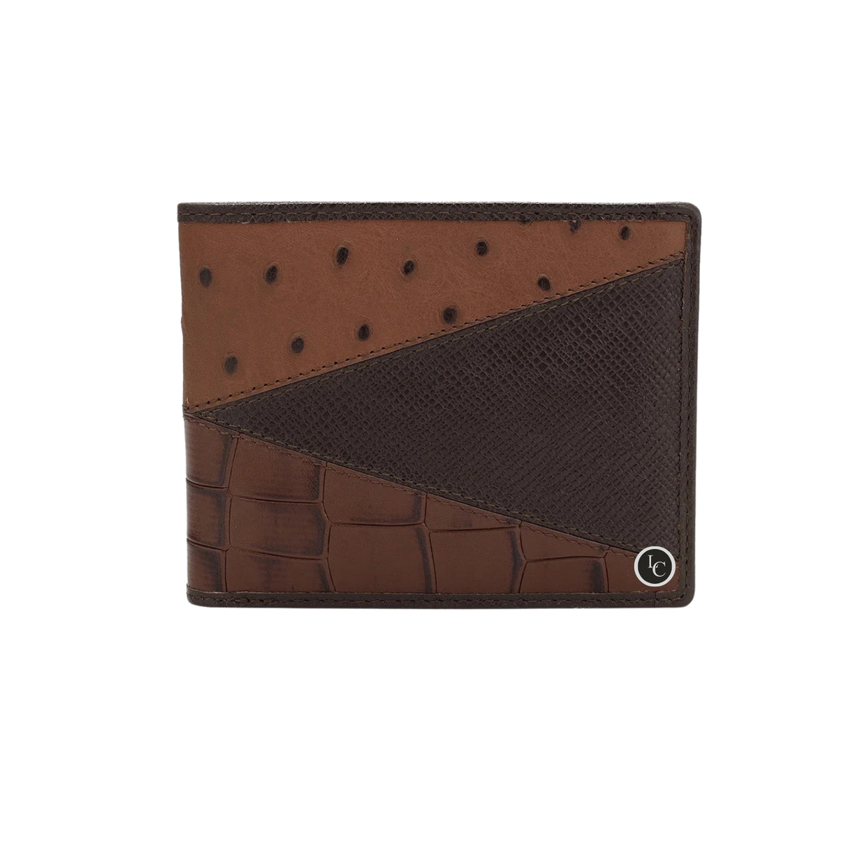 Brown Bifold Leather Mens Wallet