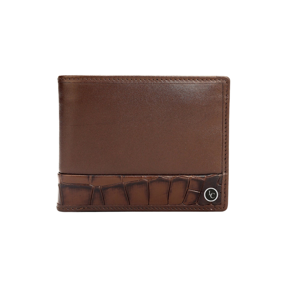 Brown Bifold Leather Mens Wallet