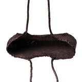 La Cressida Brown Woven Leather Tote Bag