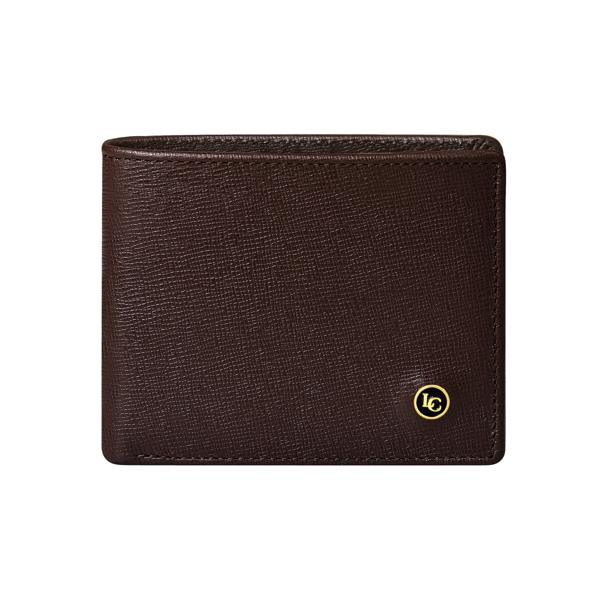 La Cressida Men's Saffiano Brown Leather Wallet