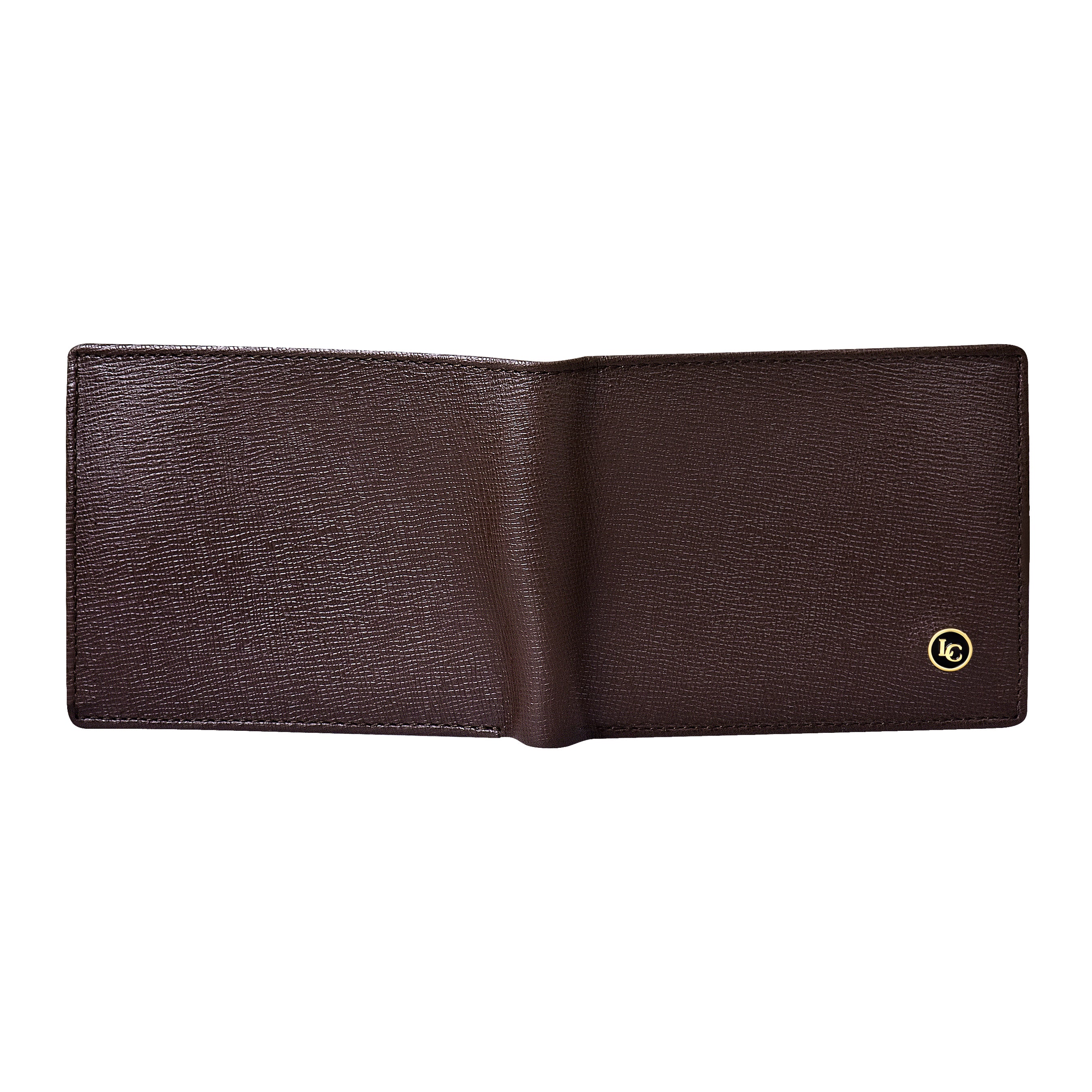 La Cressida Men's Saffiano Brown Leather Wallet